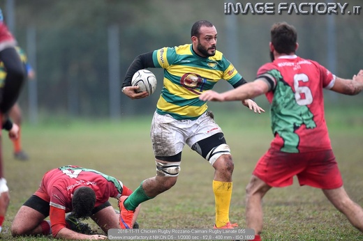2018-11-11 Chicken Rugby Rozzano-Caimani Rugby Lainate 055